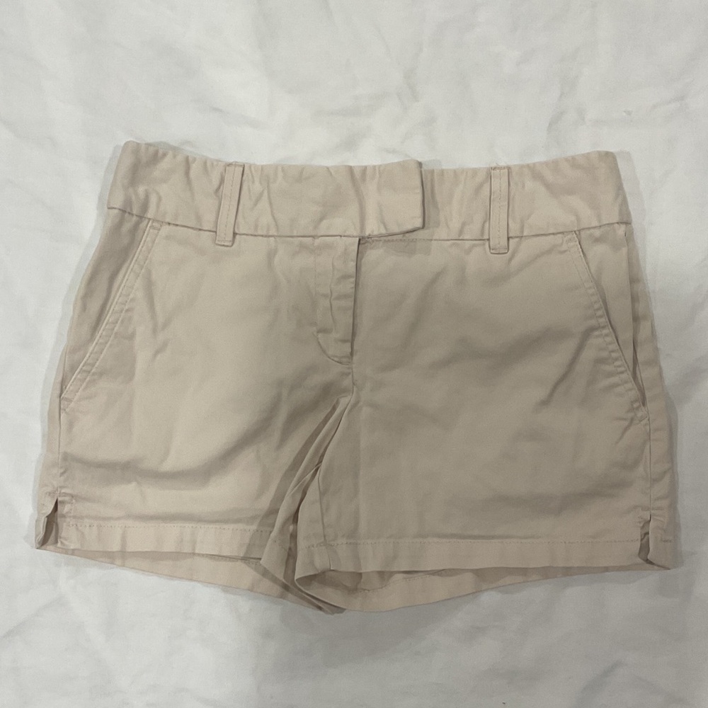 LOFT Women's Cream Cargo Shorts